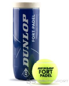 Padel tennis ball Dunlop FORT PADEL 3-pet FIP approved