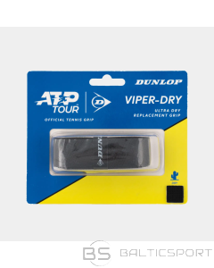 Tennis racket replacement grip DUNLOP VIPERDRY ATP 1pcs, black