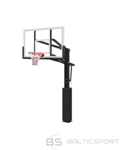 Inground betonējams basketbola statīvs/ konstrukcija ,ar lielo stikla vairogu PRO 180x105cm, 12mm rūdīts stikls