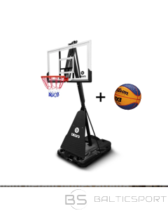 Basketbola grozs, pārvietojama strītbola konstrukcija Bilaro Houston 60", 152x80cm