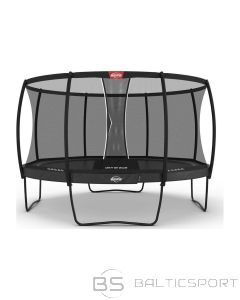 Batuts BERG Elite Regular 430 Grey + Drošības tīkls Deluxe