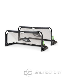 EXIT Panna saliekamie tērauda futbola vārti 150 x 60 cm (2 gab. komplekts) - melni