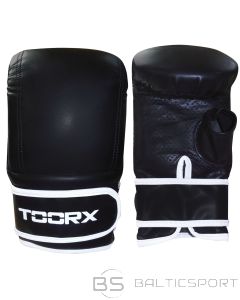 Boxing bag gloves TOORX JAGUAR S/M black eco leather