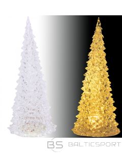 Koopman DECORATIVE CHRISTMAS TREE TRANSPARENT LED WARM WHITE 27CM