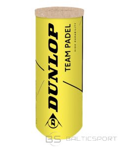 Padel tennis balls Dunlop TEAM PADEL 3 pet