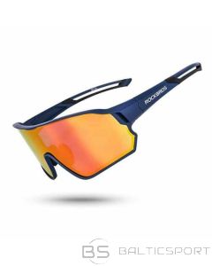 Rockbros синие поляризованные спортивные очки (-)