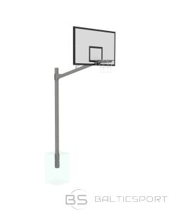 Strītbola basketbola groza konstrukcija ar lamināta vairogu 180x105cm, profils 100x100