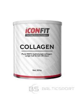 Iconfit Hidrolizēts kolagēns / kolagēna pulveris 300g ādai, matiem, nagiem, locītavām