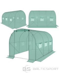 BS Теплица-туннель 200x300x200 см, конструкция из зеленой стали (не применимо)