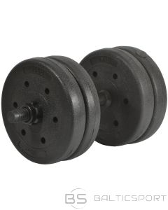 Kompozīta hantele 11 kg (10+1) EB FIT