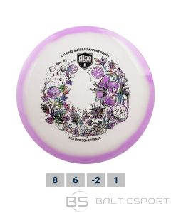 Discgolf DISCMANIA Fairway Driver NEO HORIZON Essence Astral Bloom Candance Burge sērija Purple 8/6/-2/1