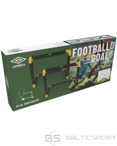 Umbro 2 FUTBOLA VĀRTU KOMPLEKTS AR TĪKLU 55x44x44CM (N/A)