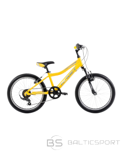 Bērnu velosipēds ROMET Rambler 20 KID 2, dzeltenpelēks