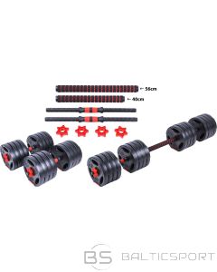 Saliekams kompozīta hanteles stienis 40 kg Pure 2 Improve