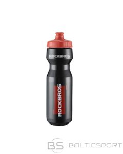 Rockbros 750 ml Bike Bottle - Transparent Black with Red Mouthpiece (Przezroczysty || Czerwony)