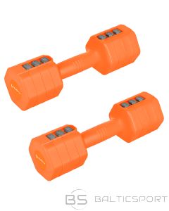 HMS HL03 regulējami hanteles oranžas 2 x 2,5 kg