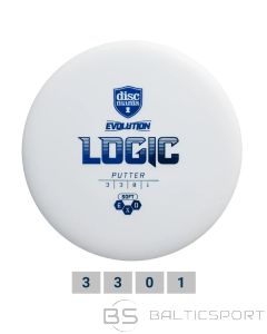 Discgolf DISCMANIA Putter SOFT EXO LOGIC Evolution White 3/3/0/1
