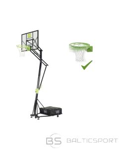 EXIT Galaxy pārvietojams basketbola grozs uz riteņiem ar slam dunk stīpu