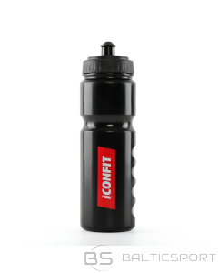 ICONFIT Velosipēda ūdens pudele 750ml / melna