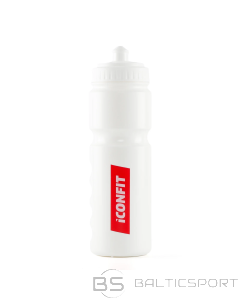 ICONFIT Velosipēda ūdens pudele 750ml / balta