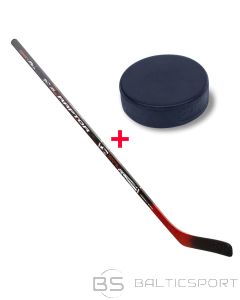 Koka Hokeja nūja JUNIOR 125cm Raptor +  Hokeja ripa