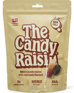Candy Raisin rozīnes ar skābo želejkonfek&scaron;u - kolas gar&scaron;u 85g