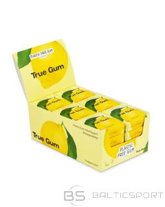 True Gum dabīgā ko&scaron;ļājamā gumija ar ksilītu 24 x 13gab kaste - Citrons