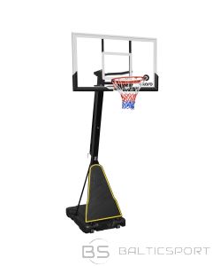Pārvietojama basketbola konstrukcija/ grozs  Orlando glass  136x80cm, ar 8mm rūdīta stikla vairogu