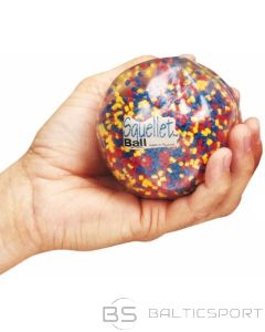 Skeletbumba Spordas Squelet ball 7cm caurspīdīga ar granulām