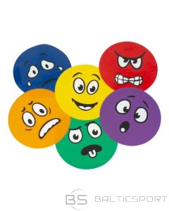 6 Emociju grīdas pozīciju marķieri 25cm