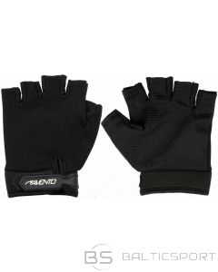 Fitnesa cimdi ar tīklveida audumu un silikonu saķerei Avento 42AB (S/M un L/XL)