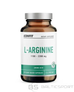 L-Arginin L Arginīns Iconfit 90 kapsulas apinoskābe muskuļu augšanai