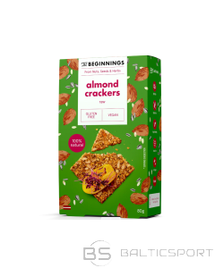 Mandeļu krekeri RAW The Beginnings ( riekstu , sēklu un garšaugu krekeri) Almond Crackers 