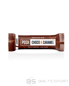 Proteīna batoniņš Iconfit Posh bar Choco Caramel 55g šokolādes karamele
