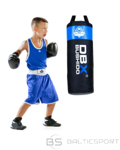 Profesionāls boksa maiss bērniem un pusaudžiem 80 cm x 30 cm - zils, 15 kg 