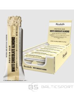 Barebells Proteīna batoniņš ( 12x 55g ) KASTE (12gab)-BALTĀ ŠOKOLĀDE UN MANDELES