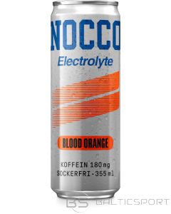 Nocco Electrolyte Blood Orange gāzēts funkcionāls dzēriens ar elektrolītiem 355 ml