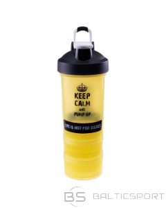 Ūdens pudele &Scaron;EIKERIS ar nodalījumiem uzstura bagātinātājiem ( pillbox) IQ BETA 500ml