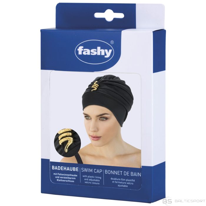 Шапочка для плавания FASHY EXCLUSIVE 3498 PES черный