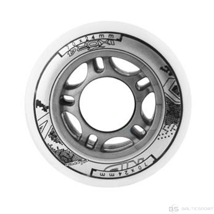 Nils Extreme PU 70x24 82A BALTI RITEŅI (4 gab.)