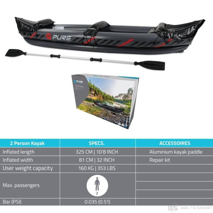 Pure 4 Fun XPRO 325CM 2 PERSONĀM KAYAK