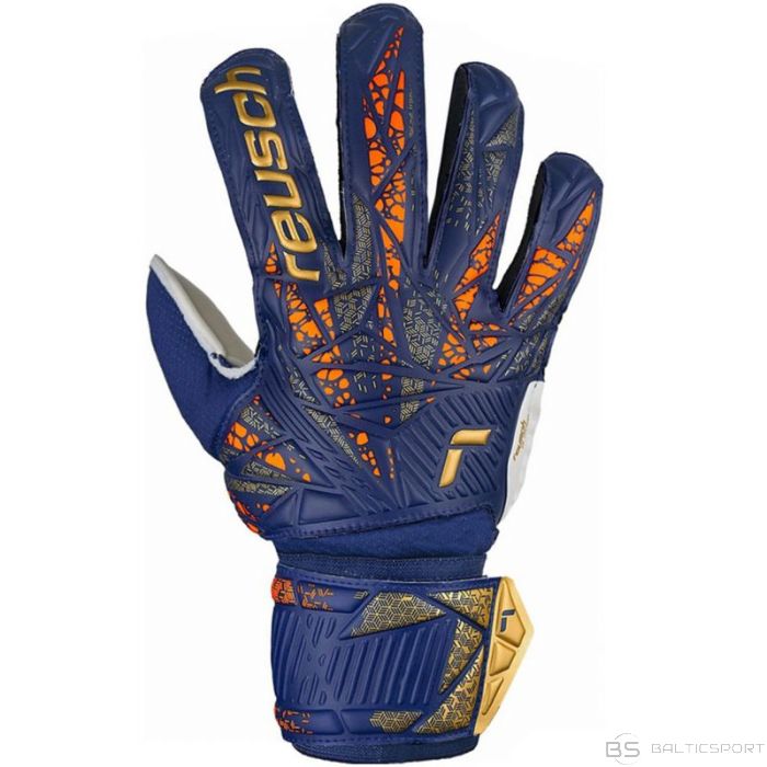 Reusch Attrakt Solid Jr 5472515 4410 goalkeeper gloves (8)