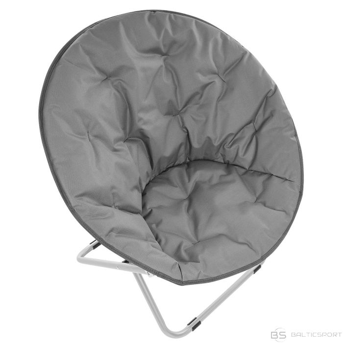 Enero Camp СТУЛ ДЛЯ КЕМПИНГА MOON 82x68x79СМ ТЕМНО-СЕРЫЙ