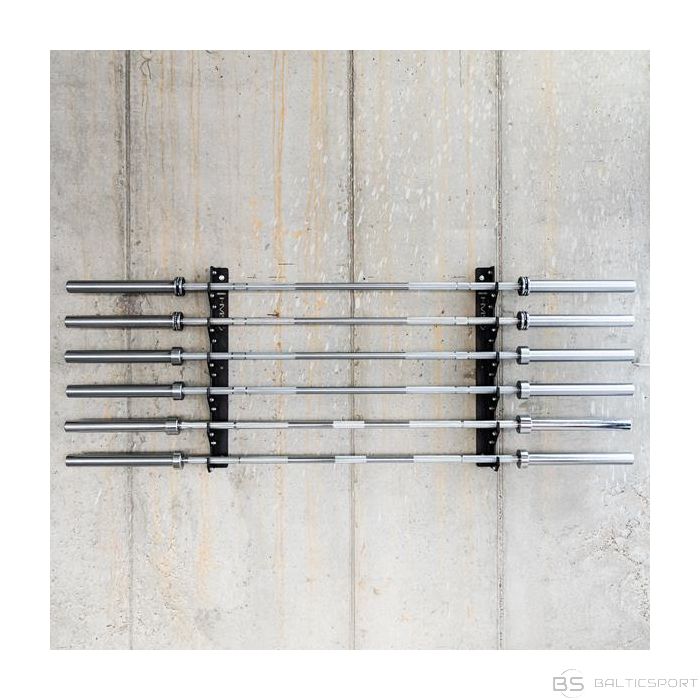 Svara stieņu statīvs HMS STR46 SIENĀ STIPRINĀTAS OLIMPIC BARBELL RACK