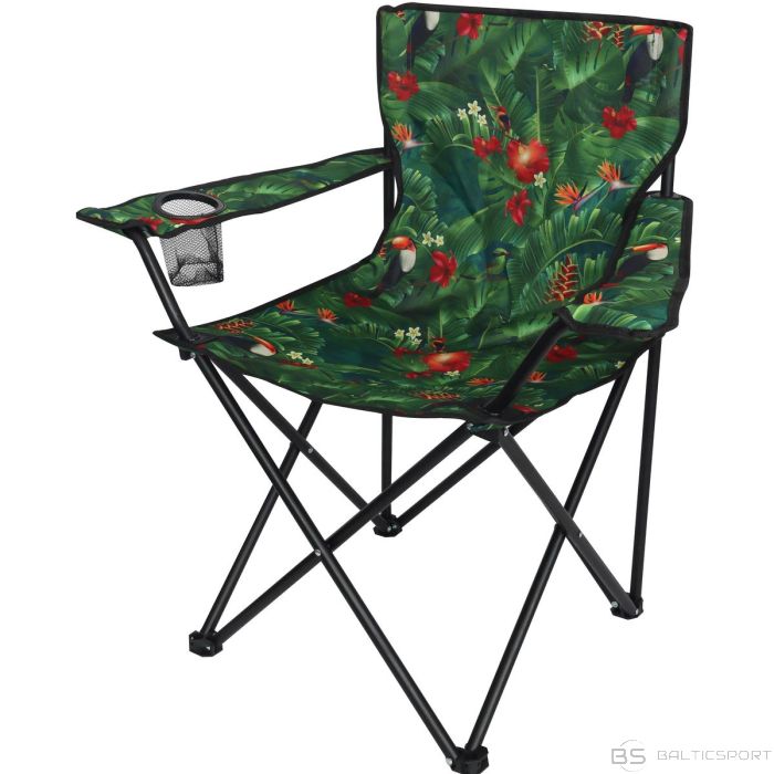 Enero Camp FOLDING CAMPING CHAIR 50x50x80CM FLOWER