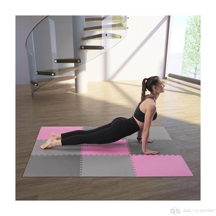 MP10 MULTIPACK L. GRAY-PINK- D.GRAY ЗАЩИТНЫЙ КОВРИК ДЛЯ ГОЛОВОЛОМОК 60x60x1,0 СМ (НАБОР 9 ШТ.)
