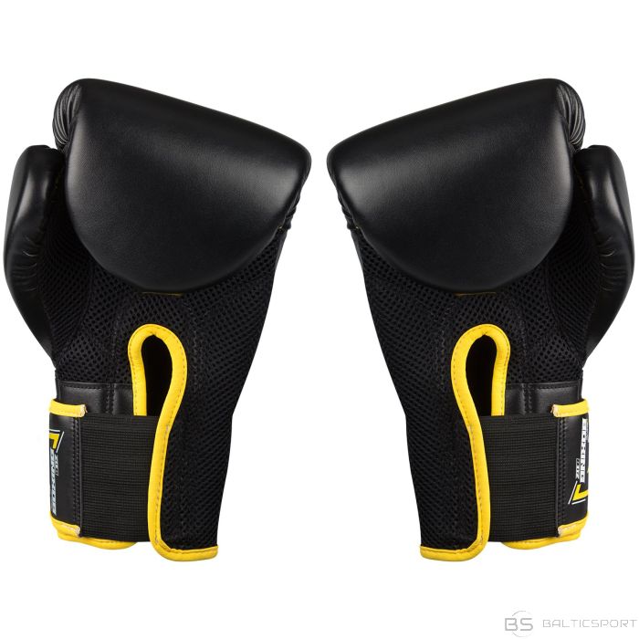 Боксерские перчатки AVENTO 41BP 14oz chernaya PU kozha