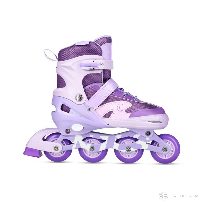 Nils Extreme NA0189 LED ROLLERBLADE-SET MOONBEAM PURPUR GRÖSSE L (39-42)