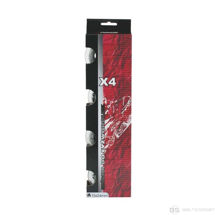 Nils Extreme PU 76x24 82A caurspīdīgie RITEŅI (4 gab.)