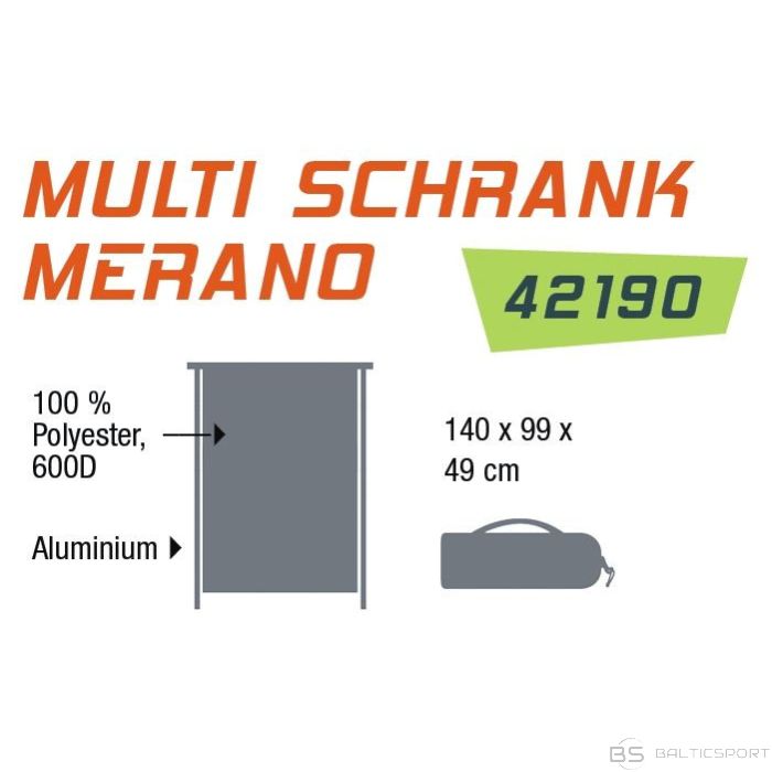 Simex Sport Multi Cupboard Merano multifunkcionālais kempinga skapis (42190)